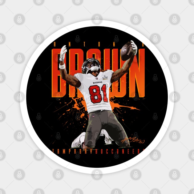 Antonio Brown Magnet by Juantamad